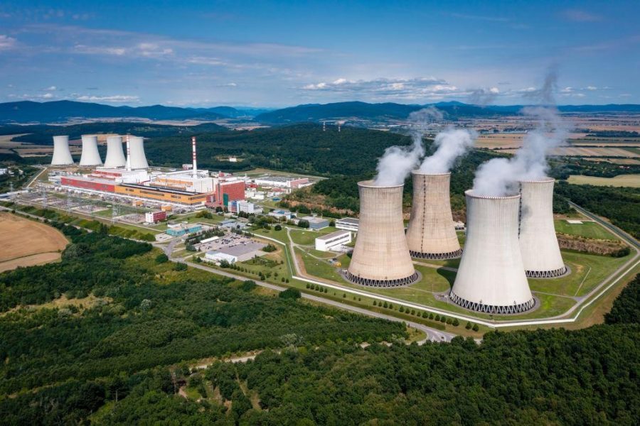 Mochovce nuclear power plant in Slovakia.